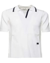 Wales Bonner - Short-Sleeved Polo Shirt - Lyst
