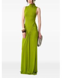 Concepto - Robe Longue Rivera Froncée À Design Sans Manches - Lyst