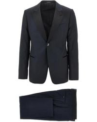 Emporio Armani - Peak-Lapel Single-Breasted Suit - Lyst