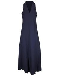 Peter Cohen - V-Neck Sleeveless Maxi Dress - Lyst