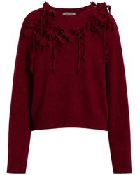 Alberta Ferretti - Pullover Mit Applikationen - Lyst