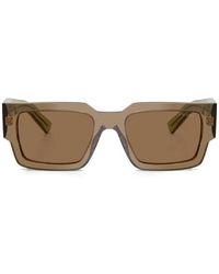 Prada - Symbole Square-Frame Sunglasses - Lyst