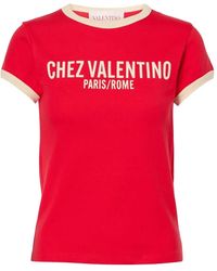 Valentino Garavani - Chez-Print T-Shirt - Lyst