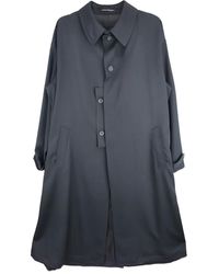 Yohji Yamamoto - Mantel mit spitzem Kragen - Lyst