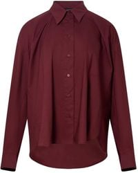 Pushbutton - Buttoned Long-Sleeves Blouse - Lyst