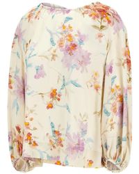Herno - Floral-Print Blouse - Lyst