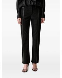 KARL LAGERFELD - Stripe-Detail Jeans - Lyst
