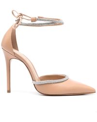 SCHUTZ SHOES - Carley Weekend 110mm Leather Pumps - Lyst