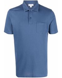 Sunspel - Pocket Cotton Polo Shirt - Lyst