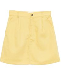 To b. by agnès b. - Logo-Embroidered Mini Skirt - Lyst