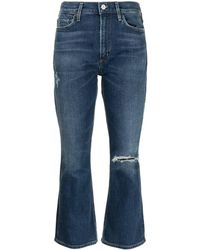 Citizens of Humanity Cropped Bootcut Jeans - Blue