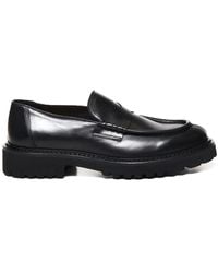 Doucal's - Calfskin Loafers - Lyst