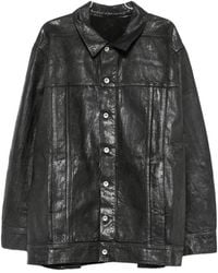 Rick Owens - Button-Up Denim Jacket - Lyst