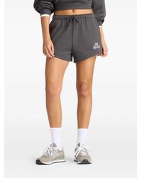New Balance - Trackside French Terry Shorts - Lyst