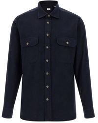 Borriello - Chest-Pocket Flannel Shirt - Lyst