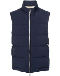 Eleventy - Chaleco Acolchado Con Cremallera - Lyst