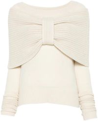 Ermanno Scervino - Bow-Detail Cashmere Sweater - Lyst