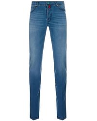 Kiton - Faded-Effect Slim-Fit Jeans - Lyst