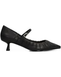 Bibi Lou - Indara Ruched Pointed-Toe Kitten-Heel Pumps - Lyst
