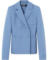 Versace - Doppelreihiger Blazer - Lyst