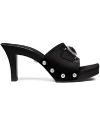 Versace - Zapatos de charol negro - Lyst