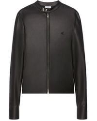 Courreges - Giacca Biker Con Zip - Lyst