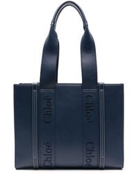 Chloé - Medium Woody Leather Tote Bag - Lyst