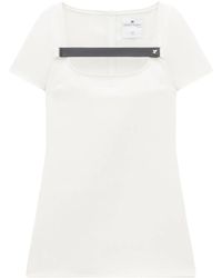 Courreges - Kleid Mit Kurzen Ärmeln - Lyst