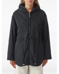 Max Mara - The Cube Drawstring-Waist Parka Coat - Lyst