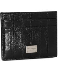 Dolce & Gabbana - Textured Leather Card Holder - Lyst