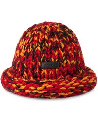 Nicholas Daley - Chunky-Knit Logo-Patch Beanie Hat - Lyst