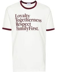 FAMILY FIRST - Ltrf Slogan-print T-shirt - Lyst