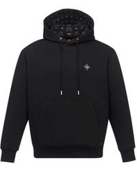 MCM - Essential Ponte Logo-Patch Hoodie - Lyst