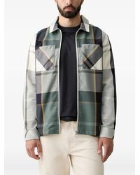 Barbour - Etterick Tartan-Print Zip-Up Overshirt - Lyst