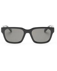Gucci - Web-Stripe Rectangle-Frame Sunglasses - Lyst