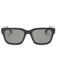 Gucci - Web-Stripe Rectangle-Frame Sunglasses - Lyst