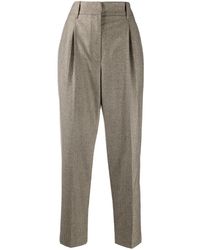 Brunello Cucinelli - Broek Met Pied-De-Poule Print - Lyst