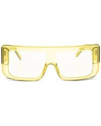 Rick Owens - Eckige Documenta Sonnenbrille - Lyst