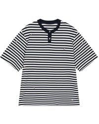 CROQUIS - Sailboat-Embroidery Striped T-Shirt - Lyst