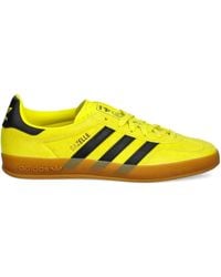 adidas - Gazelle Three-Stripe Suede Sneakers - Lyst