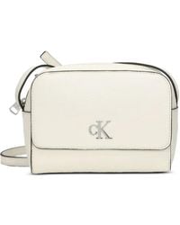 Calvin Klein - Logo-Plaque Crossbody Bag - Lyst