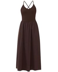 Sweaty Betty - Ribbed-Knit Cross-Back Maxi Dress - Lyst