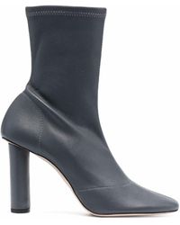 STUDIO AMELIA Ankle-length Boots - Gray