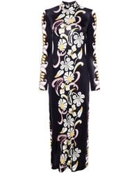 Tory Burch - Floral-print Jersey Maxi Dress - Lyst