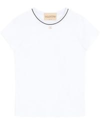Valentino Garavani - Cotton Jersey T-Shirt - Lyst