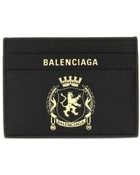 Balenciaga - Pass-Kartenetui Mit Wappen-Print - Lyst