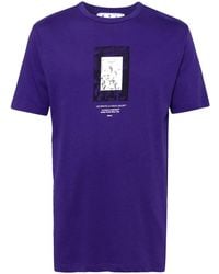 Off-White c/o Virgil Abloh - Graphic-Print Cotton T-Shirt - Lyst