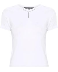 Y. Project - T-Shirt With Application - Lyst