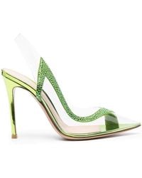 Gianvito Rossi - Hortensia 105Mm Slingback Pumps - Lyst