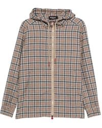 Kiton - Sudadera con capucha y motivo a cuadros - Lyst